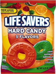 LifeSavers - Candy - Original Five Flavors Hard Candy, Individually Wrapped, 6.25oz Bag - Caliber Tooling