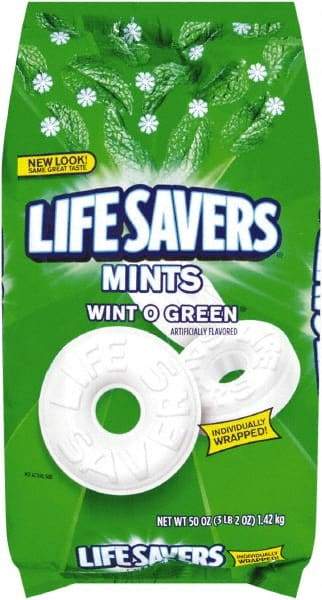 LifeSavers - Candy - Hard Candy, Wint-O-Green, 50oz Bag - Caliber Tooling