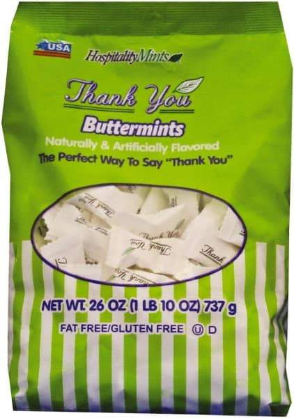 Hospitality Mints - Candy - Thank You Buttermints Candies, 26 oz Bag - Caliber Tooling