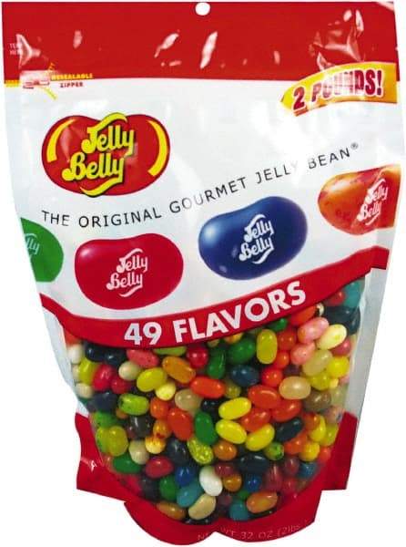 Jelly Belly - Candy - Candy, 49 Assorted Flavors, 2lb Bag - Caliber Tooling