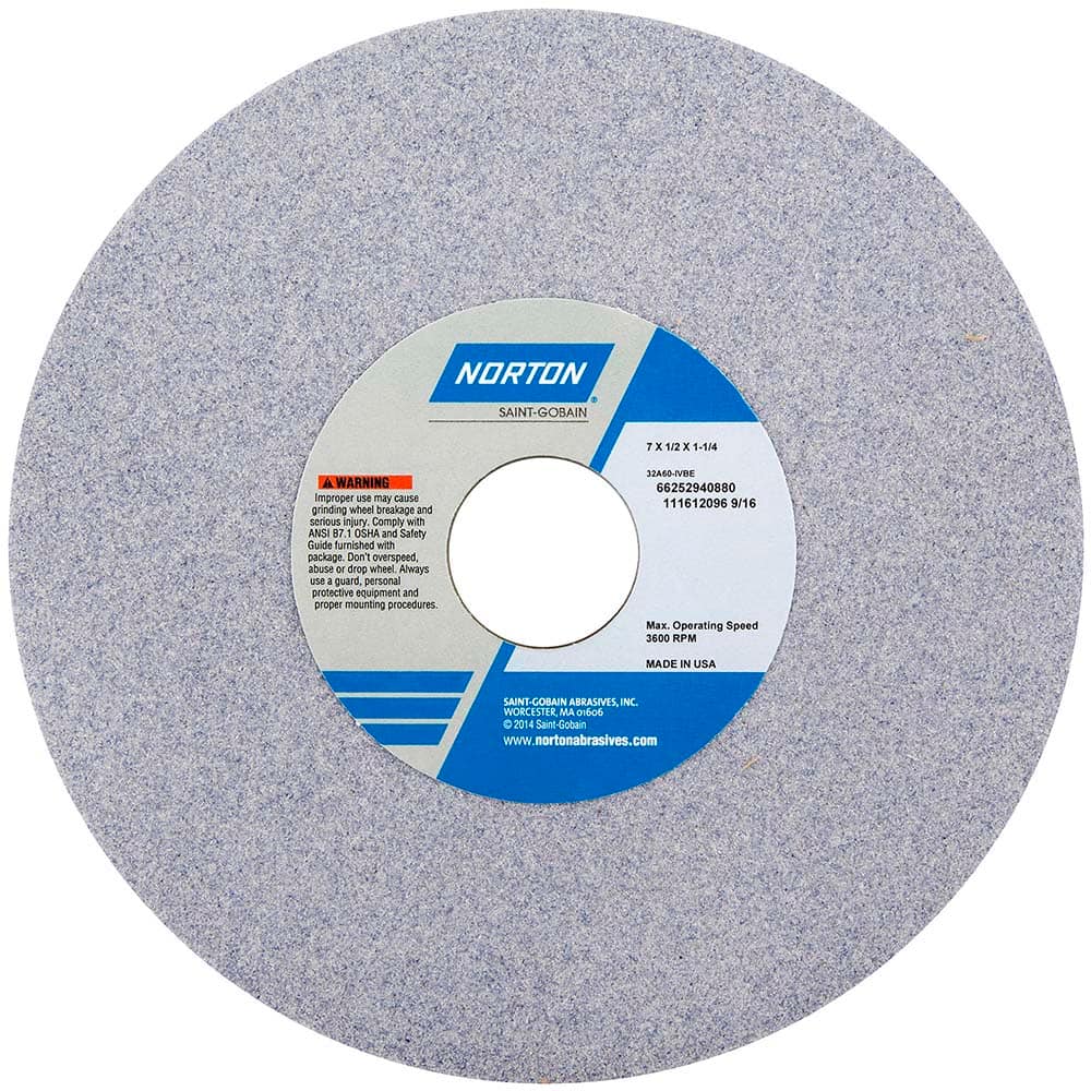 Norton - Tool & Cutter Grinding Wheels Wheel Type: Type 1 Wheel Diameter (Inch): 7 - Caliber Tooling