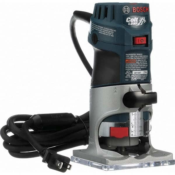 Bosch - Router Kits Router Type: D-Handle Speed (RPM): 15000-30000 - Caliber Tooling