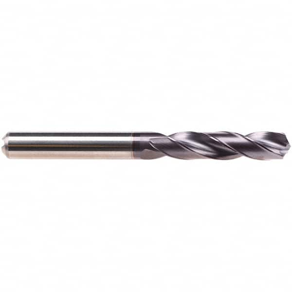 Emuge - 9.9mm 140° Spiral Flute Solid Carbide Screw Machine Drill Bit - Caliber Tooling