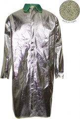 National Safety Apparel - Size M Silver High Heat & Aluminized Jacket/Coat - Exact Industrial Supply