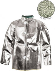 National Safety Apparel - Size 3XL Silver High Heat & Aluminized Jacket/Coat - Exact Industrial Supply