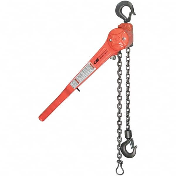 CM - 6,000 Lb Capacity, 10' Lift Height, Chain Manual Lever Hoist - Caliber Tooling