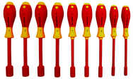 Insulated Nut Driver Inch Set Includes: 3/16" - 5/8"; in Roll Up Pouch. 9 Pieces - Caliber Tooling