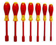 Insulated Nut Driver Metric Set Includes: 5.0 - 13.0mm. 7 Pieces - Caliber Tooling