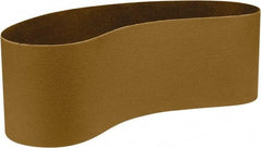 3M - 9" Wide x 120" OAL, 80 Grit, Ceramic Abrasive Belt - Ceramic, Coated, YF Weighted Cloth Backing, Series 966F - Caliber Tooling