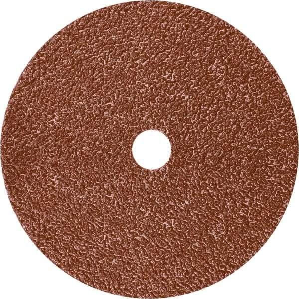 3M - 4-1/2" Diam 7/8" Hole 120+ Grit Fiber Disc - Ceramic, 13,300 Max RPM, Series 787C - Caliber Tooling