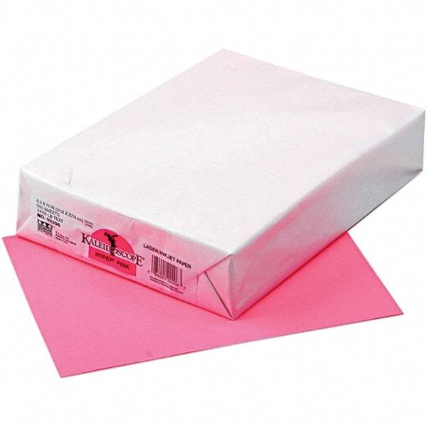 Pacon - 8-1/2" x 11" Hyper Pink Colored Copy Paper - Use with Laser Printers, Copiers, Inkjet Printers - Caliber Tooling