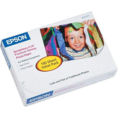 Epson - 4" x 6" White Photo Paper - Use with Inkjet Printers - Caliber Tooling