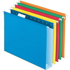 Pendaflex - 8-1/2 x 11", Letter Size, Assorted Colors, Hanging File Folder - 11 Point Stock, 1/5 Tab Cut Location - Caliber Tooling