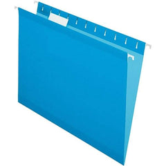 Pendaflex - 8-1/2 x 11", Letter Size, Blue, Hanging File Folder - 11 Point Stock, 1/5 Tab Cut Location - Caliber Tooling