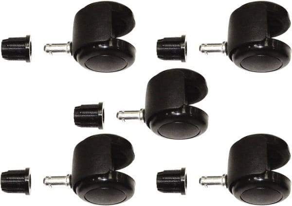 ShopSol - Black Casters - For Chairs - Caliber Tooling