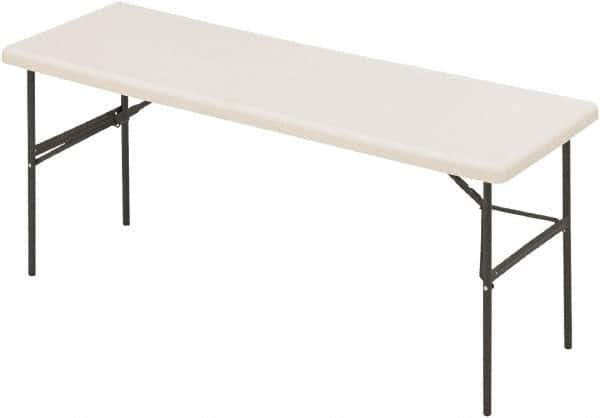 ICEBERG - 24" Long x 72" Wide x 29" High, Folding Table - Platinum - Caliber Tooling