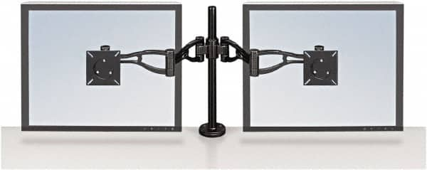 FELLOWES - Black Desk Mount Monitor Arm - Use with Monitor - Caliber Tooling