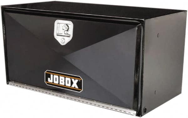 Jobox - 1 Compartment Underbed Truck Box - 60" Wide x 18" Deep x 18" High, Steel, Black - Caliber Tooling