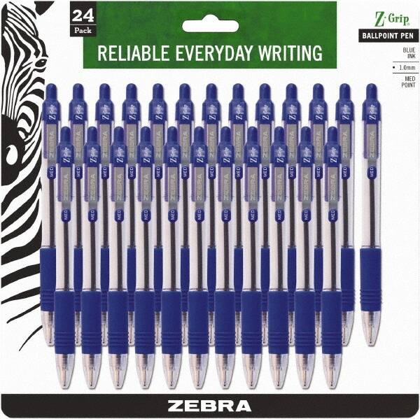 Zebra - Conical Ball Point Pen - Blue - Caliber Tooling