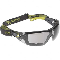 HexArmor - Safety Goggles; Type: Safety Goggles ; Ventilation: Ventless ; Lens Color: Gray ; Lens Coating: Anti-Fog; Scratch Resistant ; Over the Glass: No ; Size: Universal - Exact Industrial Supply