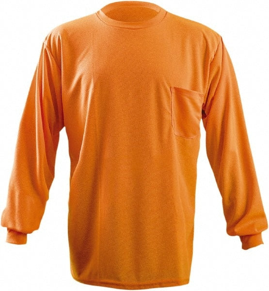 OccuNomix - Size 5XL Hi-Viz Yellow High Visibility Long Sleeve T-Shirt - Caliber Tooling