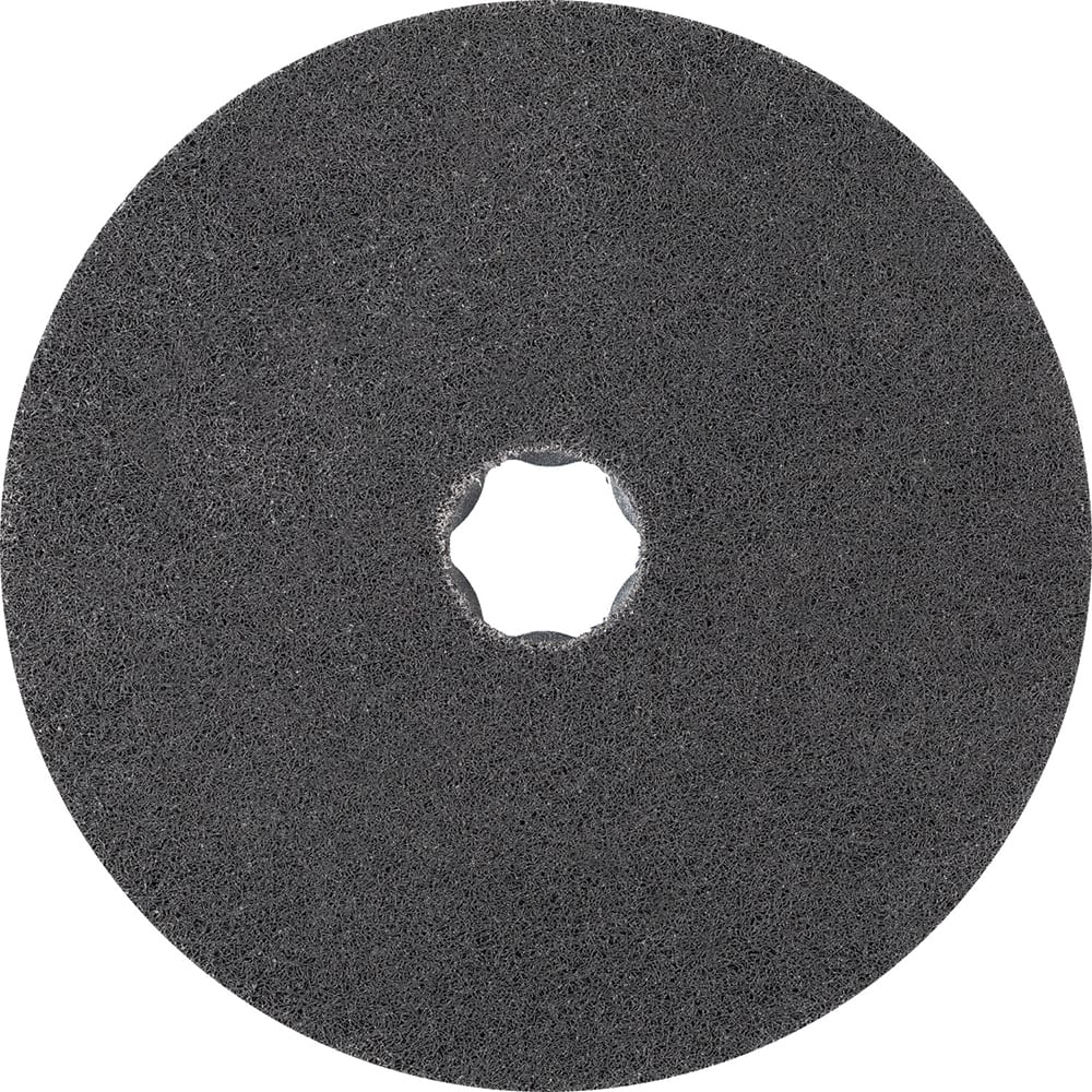 Quick-Change Disc: 5″ Disc Dia, Silicon Carbide, Non-Woven Dark Blue, Cloth Backed, 7,650 RPM