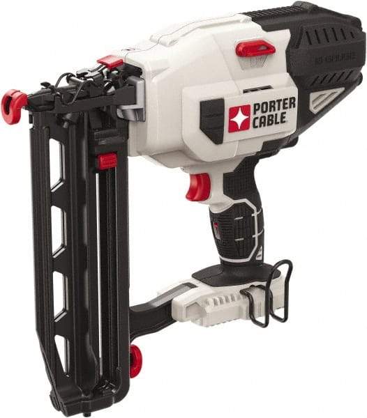 Porter-Cable - Cordless Finish Nailer - 16 Gauge Nail Diam, 2-1/2" Long Nail, Lithium-Ion Batteries Not Included - Caliber Tooling