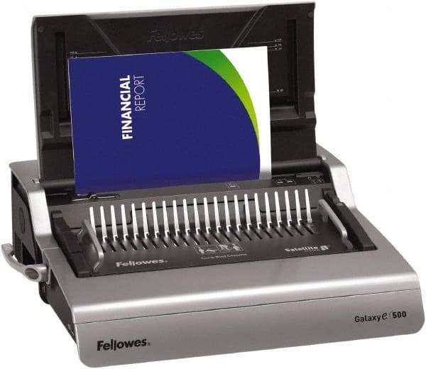 FELLOWES - Binding Machines Type: Electric Sheet Capacity: 500 - Caliber Tooling