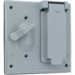 Leviton - Electrical Outlet Box Zinc Device Cover - Caliber Tooling