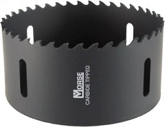 M.K. MORSE - 4-1/2" Diam, 1-15/16" Cutting Depth, Hole Saw - Carbide-Tipped Saw, Toothed Edge - Caliber Tooling