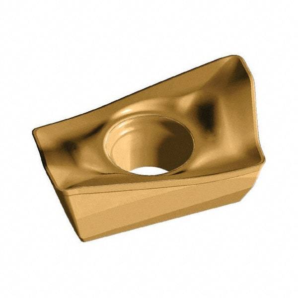 Walter - F56 Grade WKP35G Milling Insert - 3.18mm Thick, 6.75mm Inscribed Circle, 0.8mm Corner Radius - Caliber Tooling