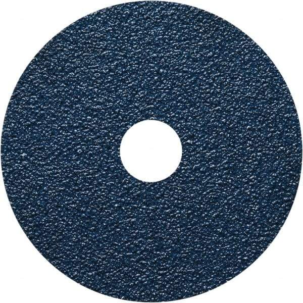 Camel Grinding Wheels - 4-1/2" Diam 7/8" Hole 60 Grit Fiber Disc - Medium Grade, Zirconia Alumina, 13,300 Max RPM - Caliber Tooling