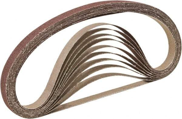 Camel Grinding Wheels - 1/2" Wide x 24" OAL, 36 Grit, Aluminum Oxide Abrasive Belt - Aluminum Oxide, Medium, Coated, X Weighted Cloth Backing, Dry, Series A3 - Caliber Tooling