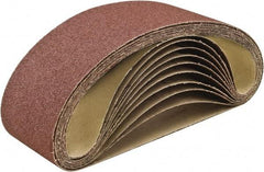 Camel Grinding Wheels - 3" Wide x 132" OAL, 80 Grit, Aluminum Oxide Abrasive Belt - Aluminum Oxide, Fine, Coated, J Weighted Paper Backing, Dry, Series PAOJ - Caliber Tooling