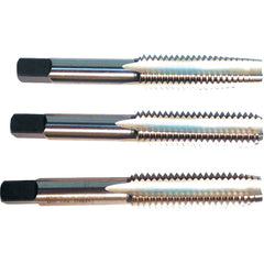 3 Pc. HSS Hand Tap Set M8 × 1.00 D5 4 Flute (Taper, Plug, Bottoming) Series/List #7500 - Caliber Tooling