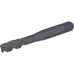 Kennametal - M16x1.50 3 Flute Bottoming Spiral Flute Tap - Vanadium High Speed Steel, Oxide Finish, 3-13/16" OAL, Right Hand Flute, Right Hand Thread, D6, Series GOtap\xAE - Caliber Tooling