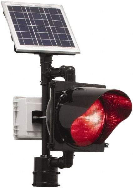 TAPCO - 13 Watt LED Roadway Light - Red Polycarbonate Lens, Pole Mount - Caliber Tooling