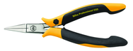 Short Flat Nose Pliers; Smooth Jaws ESD Safe Precision - Caliber Tooling