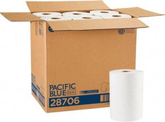 Georgia Pacific - Hard Roll of 1 Ply White Paper Towels - 7-7/8" Wide, 350' Roll Length - Caliber Tooling