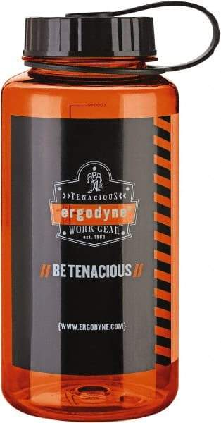 Ergodyne - 0.25 Gal Water Bottle Pouch - Plastic, Orange - Caliber Tooling