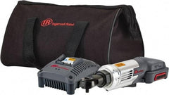 Ingersoll-Rand - 1/4" Drive 12 Volt Angled Cordless Impact Wrench & Ratchet - 260 RPM, 30 Ft/Lb Torque, 1 Lithium-Ion Battery Included - Caliber Tooling