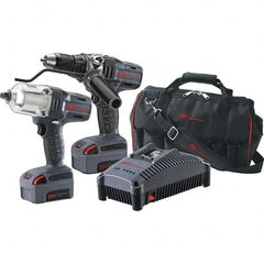 Ingersoll-Rand - 20 Volt Cordless Tool Combination Kit - Includes 1/2" High Torque Impact Wrench & 1/2" Drill/Driver, Lithium-Ion Battery Included - Caliber Tooling