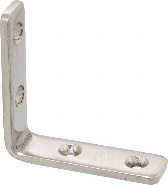 Sugatsune - 1-13/16" Long x 1/2" Wide, 18-8 Stainless Steel, Corner Brackets - Caliber Tooling