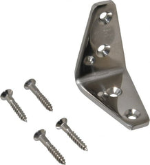 Sugatsune - 1-5/8" Long x 1" Wide, 18-8 Stainless Steel, Wide Corner Brackets - Caliber Tooling