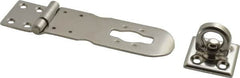 Sugatsune - 4-23/32" Long x 1-9/16" Wide, Durable Hasp - Stainless Steel - Caliber Tooling