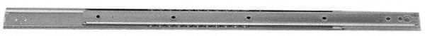 Sugatsune - 22" Slide Length, 16.72" Travel Length, Stainless Steel Ball Bearing Slide SSR-5 - 1/2" Wide, 2-3/4" High, 207 Lb Capacity at Full Extension, Satin Finish - Caliber Tooling