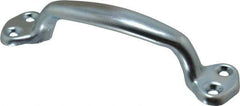 Made in USA - 8-5/16" Long x 1-1/16" Wide, Steel Heavy Duty Door Pull - Zinc Coated - Caliber Tooling