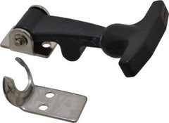 Value Collection - 4-1/32" Long x 2-13/32" Wide x 1-1/8" High, Hood Latch - Rubber & Steel, with Black Finish - Caliber Tooling