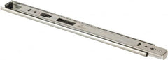 Knape & Vogt - 12" Slide Length, 9" Travel Length, Chrome Drawer Slide - Chrome Finish - Caliber Tooling