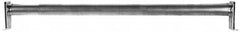 Stanley - 72" Max Width Adjustable Round Closet Rod - Zinc Plated Finish - Caliber Tooling